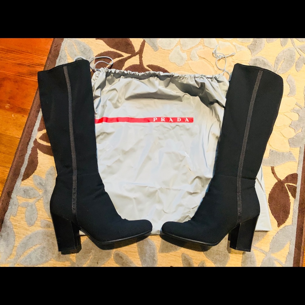 Prada Stretch Tall Boots